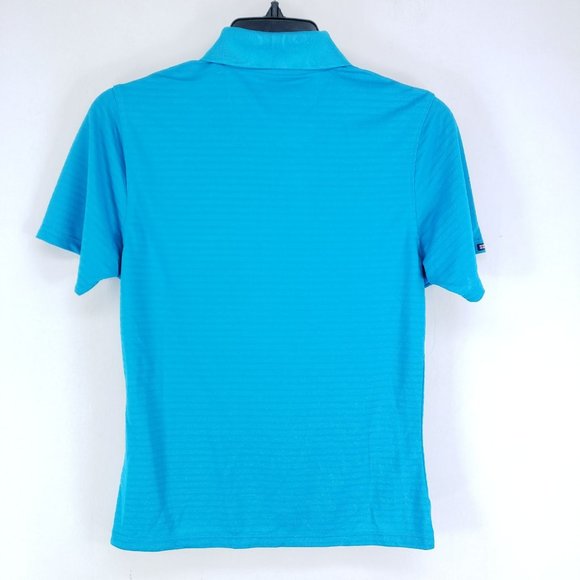 2 Bermuda Sands Golf Polos Women's Size XS Violet Turquoise Wick Away - Picture 7 of 10